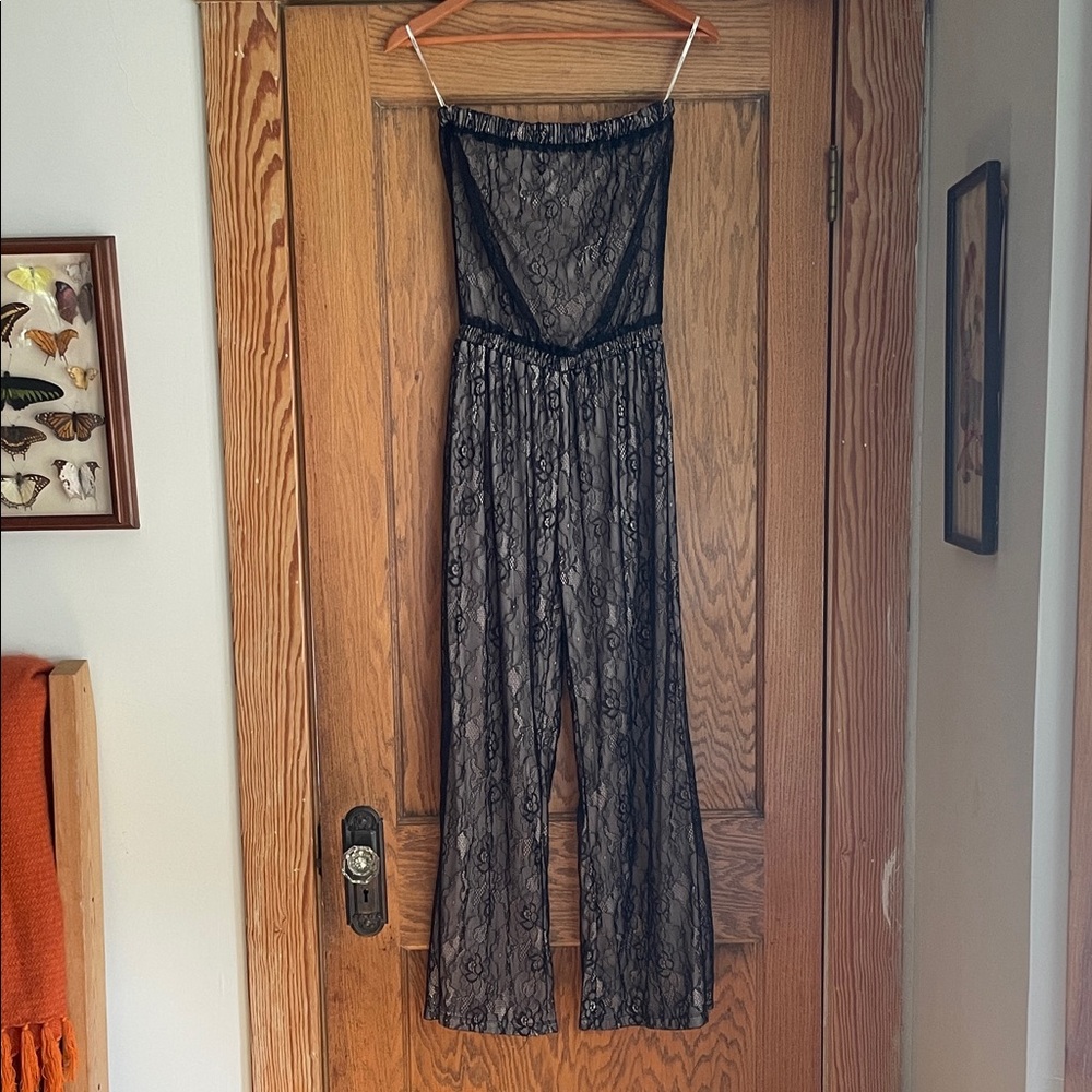 NIKIBIKI Black Lace Jumpsuit